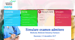 Desktop Screenshot of admiteremedicina.ro